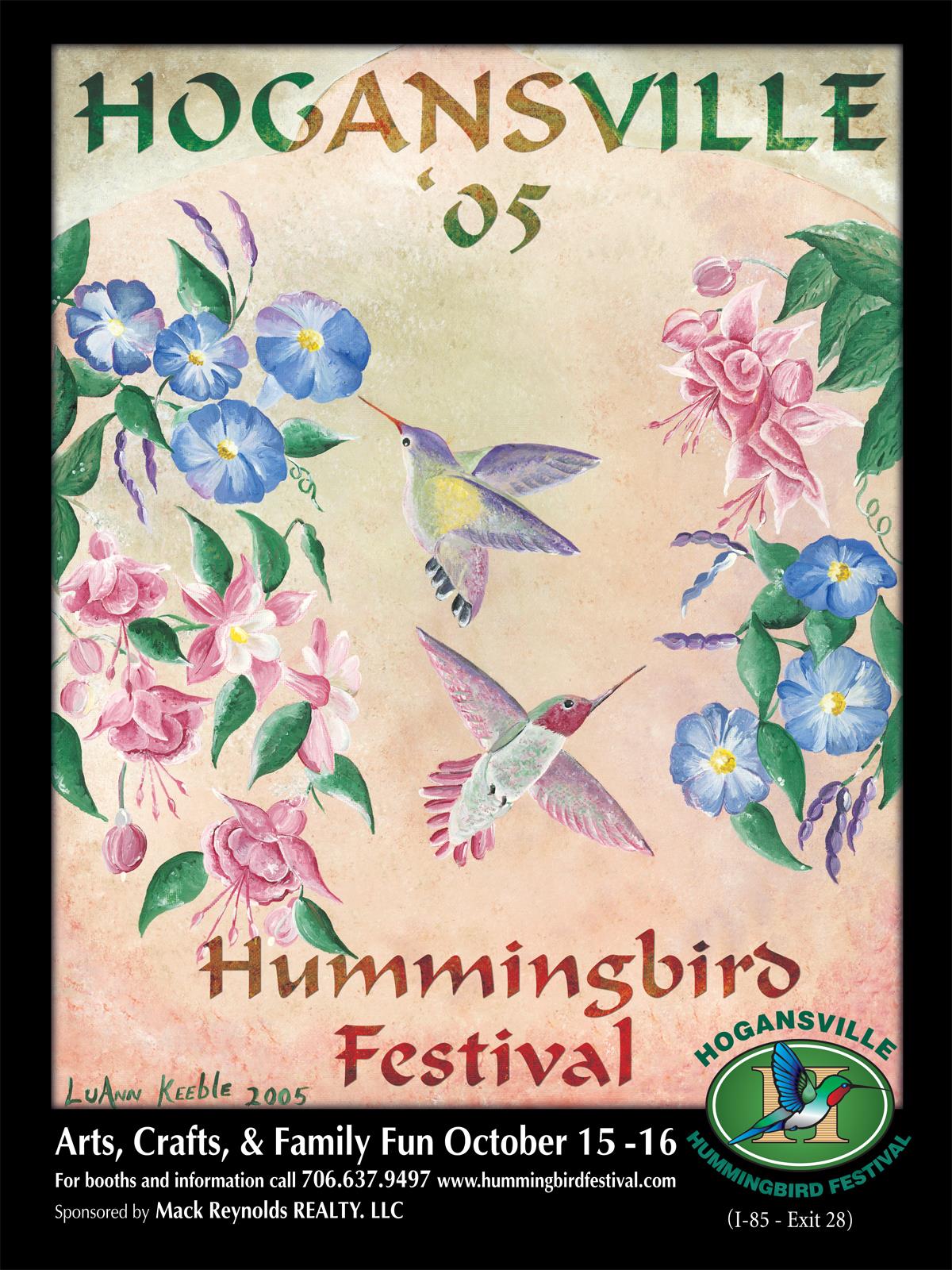 2005 Hummingbird Festival Poster