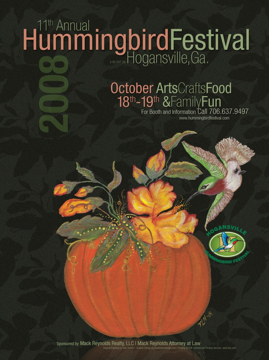 2008 Hummingbird Festival Poster