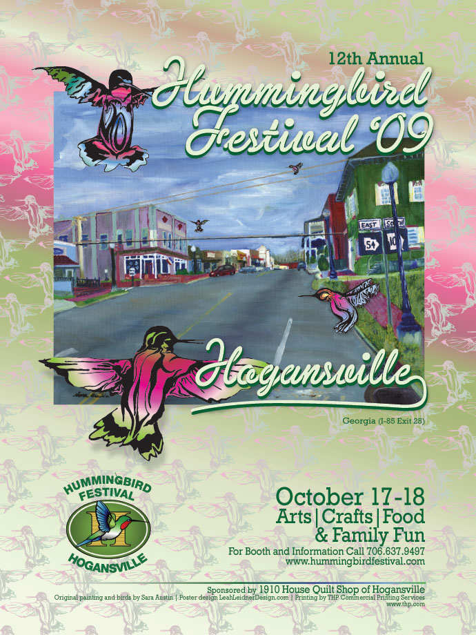 2009 Hummingbird Festival Poster