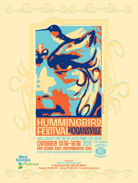 2011 Hummingbird Festival Poster