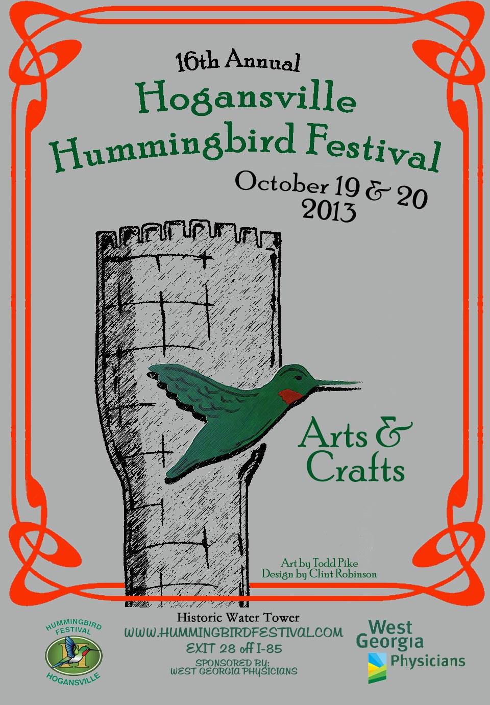 2013 Hummingbird Festival Poster