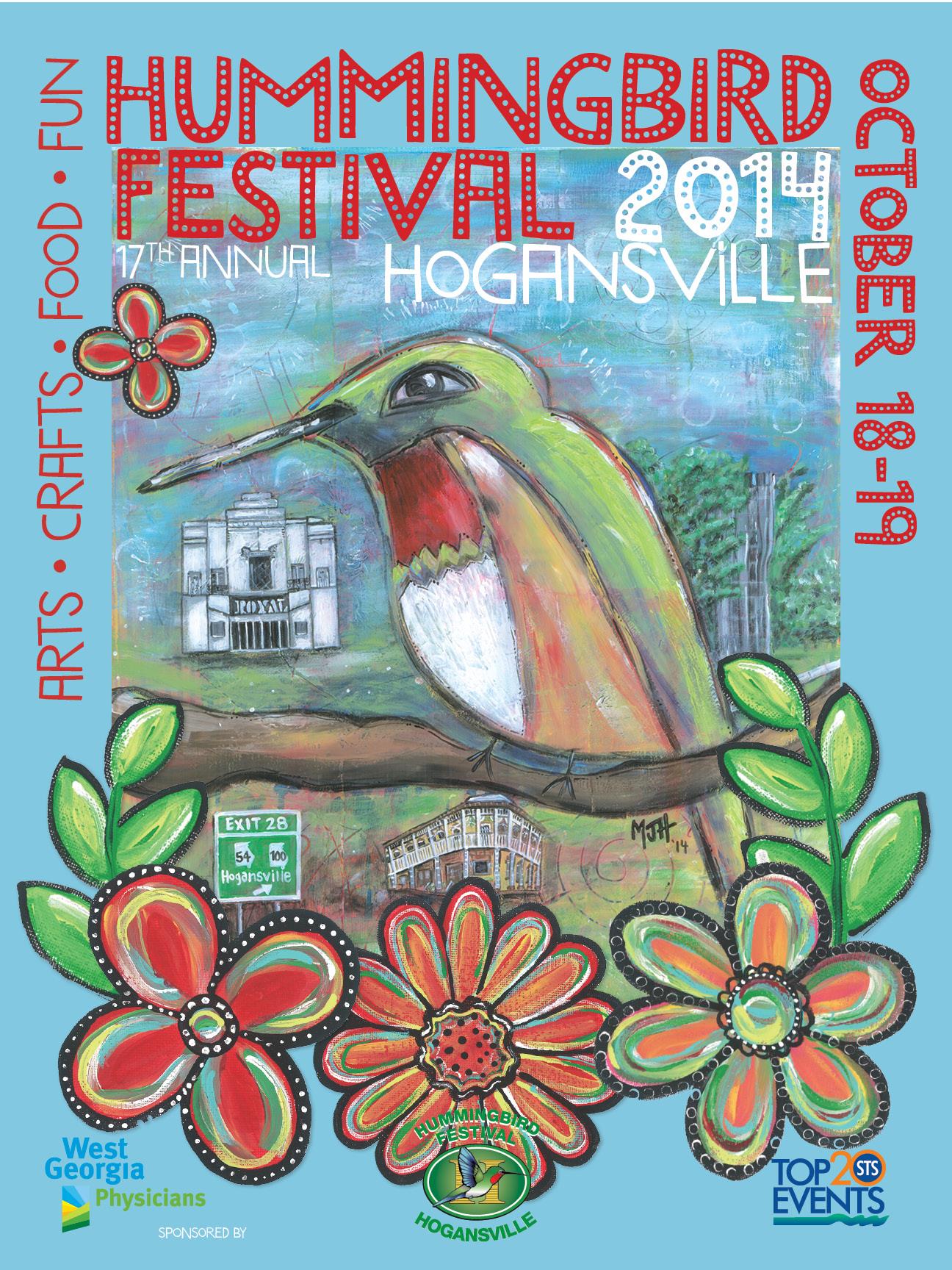 2014 Hummingbird Festival Poster