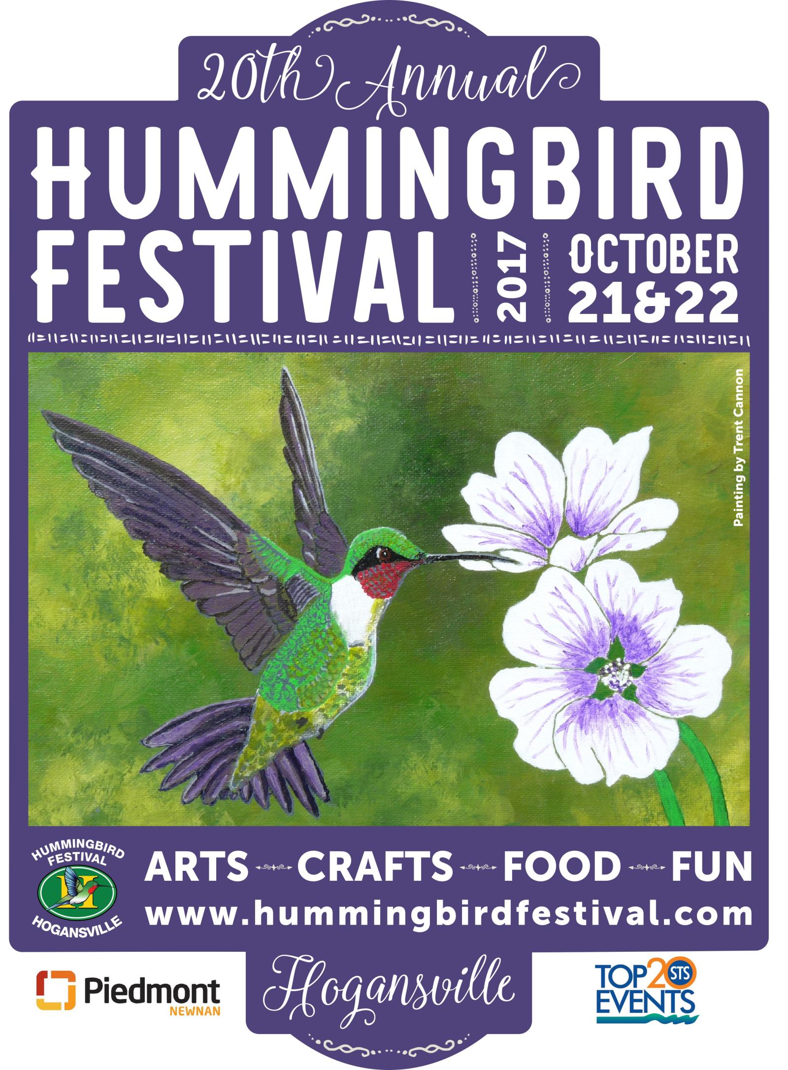 2017 Hummingbird Festival Poster