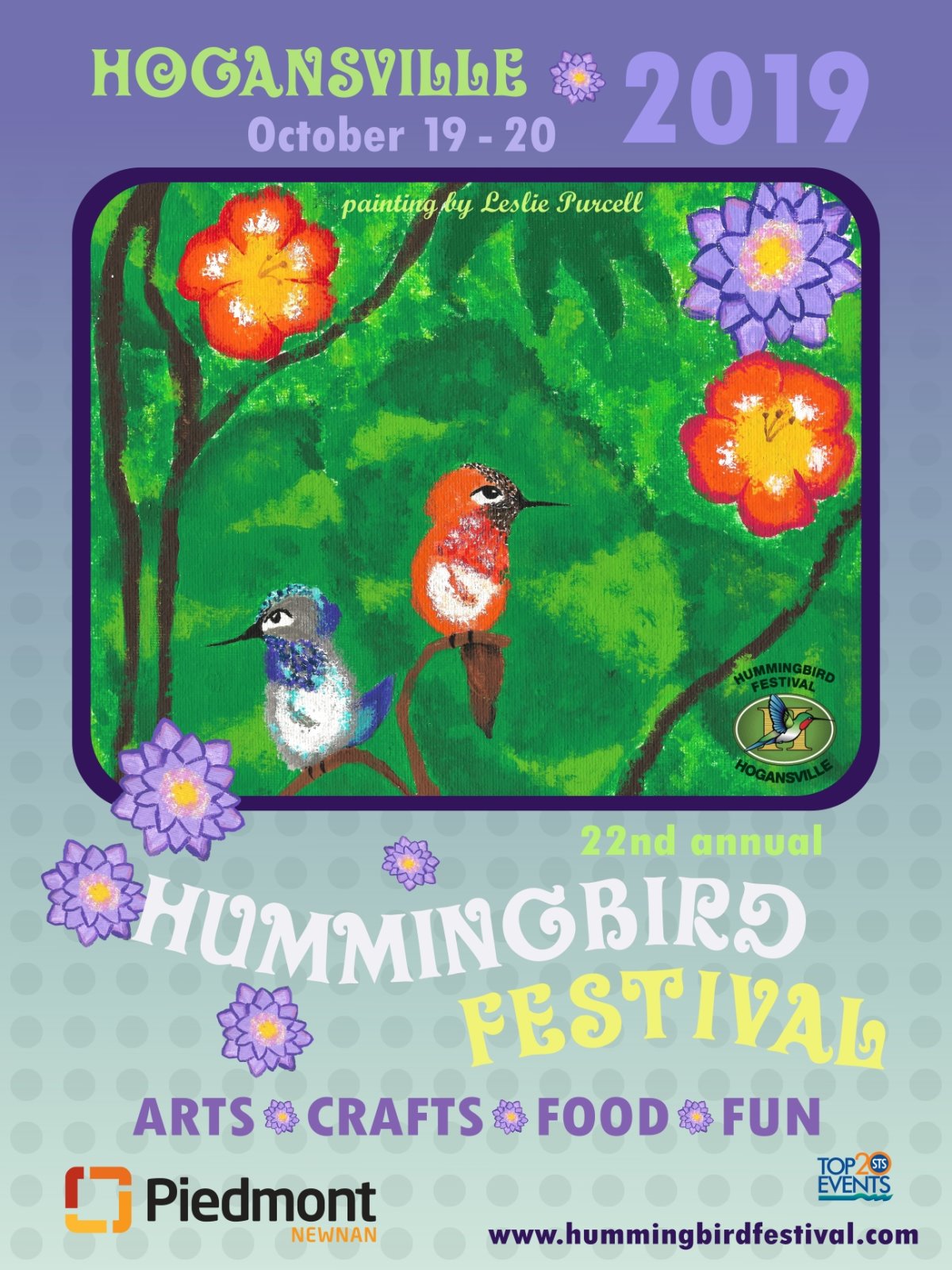 2019 Hummingbird Festival Poster