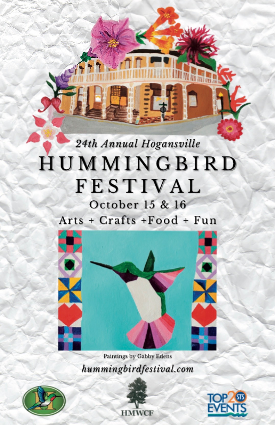 2022 Hummingbird Festival Poster
